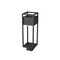 Z-Lite Barwick 1 Light Outdoor Post Mount Fixture, Black & Etched 585PHMS-BK-LED - alternate 2